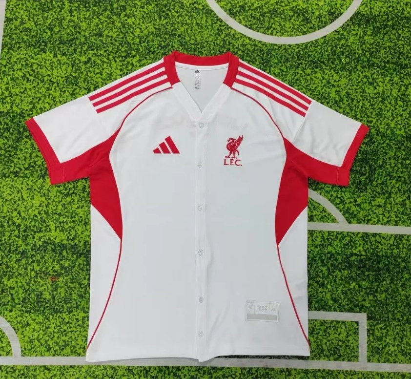 AAA Quality Liverpool 25/26 Special White Baseball Jersey